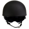 Hot Leathers T72 'Black Widow' Flat Black DOT Helmet with Milwaukee Leather MP7922FMSET Heated Balaclava Bundle