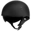 Hot Leathers T72 'Black Widow' Flat Black DOT Helmet with Milwaukee Leather MP7922FMSET Heated Balaclava Bundle