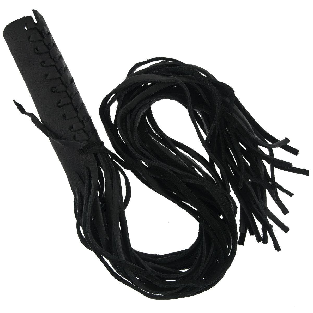 Hot Leathers Black Throttle Cover with 20" Fringe