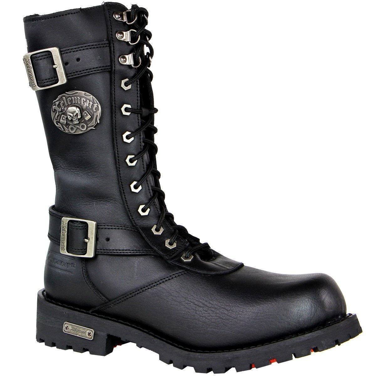 Xelement X19409 'Fury' Men's Black Performance Leather Boots