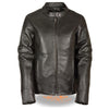 Milwaukee Leather LKL2720 Women's Black Classic Side Lace Leather Motorcycle Jacket