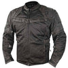 Xelement XS8160 Men's 'All Season Shadow’ Black Tri-Tex and Mesh Jacket with X-Armor Protection