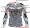 Xelement XS8160 Men's 'All Season Shadow’ Black Tri-Tex and Mesh Jacket with X-Armor Protection